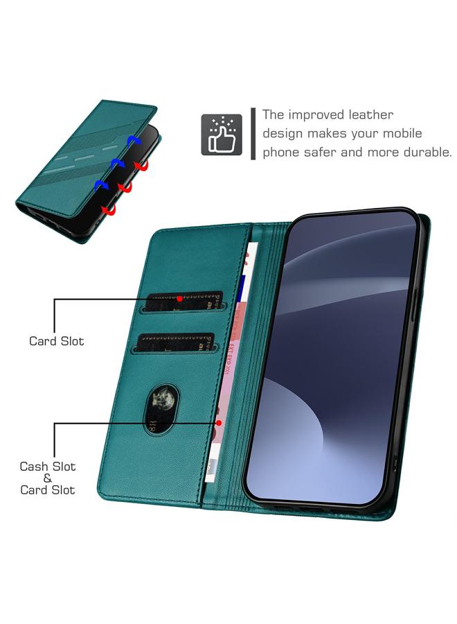 اس-توب جراب لهاتف Motorola Moto G62، جراب جلدي بتصميم محفظة متعدد الوظائف منقوش - Image 4