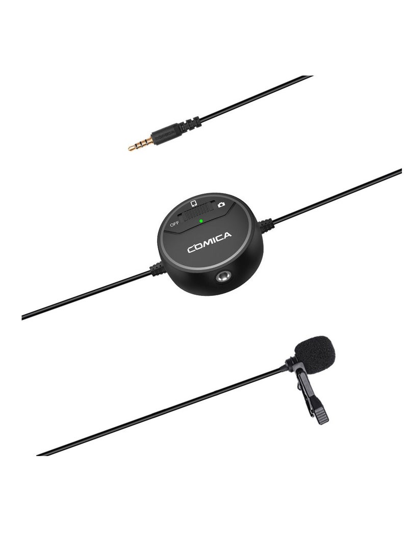 COMICA Comica Audio SIG.LAV V03 Omnidirectional Lavalier Microphone Cameras and Smartphones  - Image 1