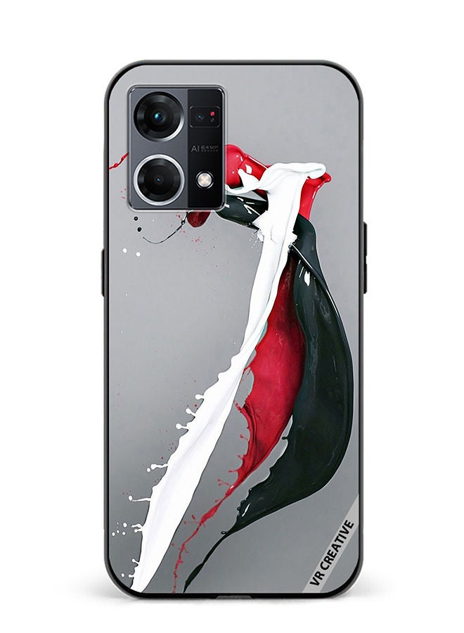 VR CREATIVE Protective Case Cover For Oppo Reno8 4G Layers Design Multicolour - Image 1