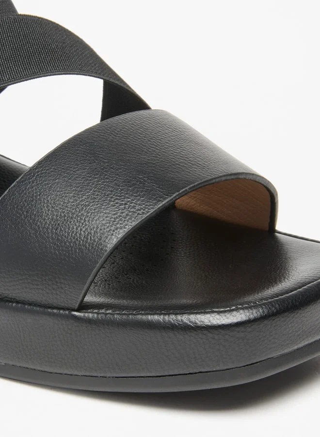 Flora Bella By Shoexpress Women's Solid Slip-On Wedge Heel Sandals