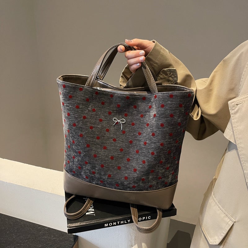 Commuting Large Capacity Women'S Backpack Casual Easiest For Match Backpack Multi-Purpose One-Shoulder Crossbody Tote Bag - Image 2