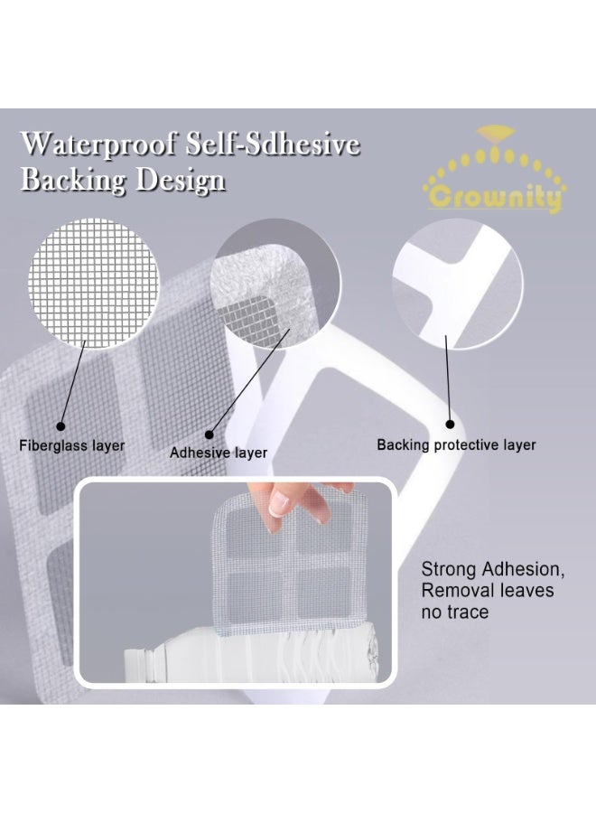 كرونايتي غطاء تصريف دش للاستعمال مرة واحدة - صفاية حمام لاصقة مضادة للانسداد 30 قطعة | مصيدة شعر مع فلتر مانع للانسداد وسداده تصريف فعّالة للحمام والمطبخ وغرفة الغسيل - Image 5