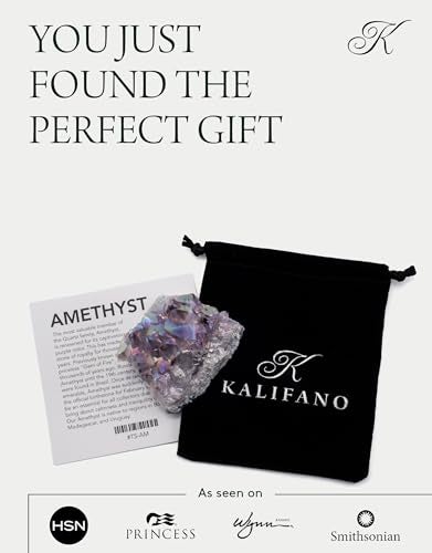 KALIFANO Angel Aura Amethyst Geode – Titanium-Bonded High-Energy Amatista for Reiki, Wicca, Crystal Decor & Metaphysical Gifts – Natural Crystals and Healing Stones (Family Owned) - Image 5