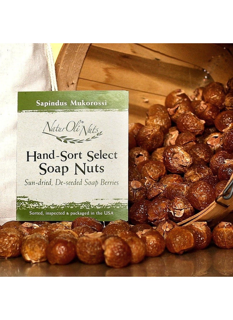 naturoli Soap NutsSoap Berries  8oz Organic 120 Loads  18X Travel Bottle Select Seedless  1 Wash Bag 8pg info Tote Bag Organic Laundry Soap  - Image 2
