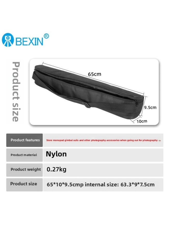 Photography Tripod Storage Bag 40cm Long Portable Shockproof Tripod Adjustable Shoulder Handbag Camera Slide-Color:BX-16  - Image 1