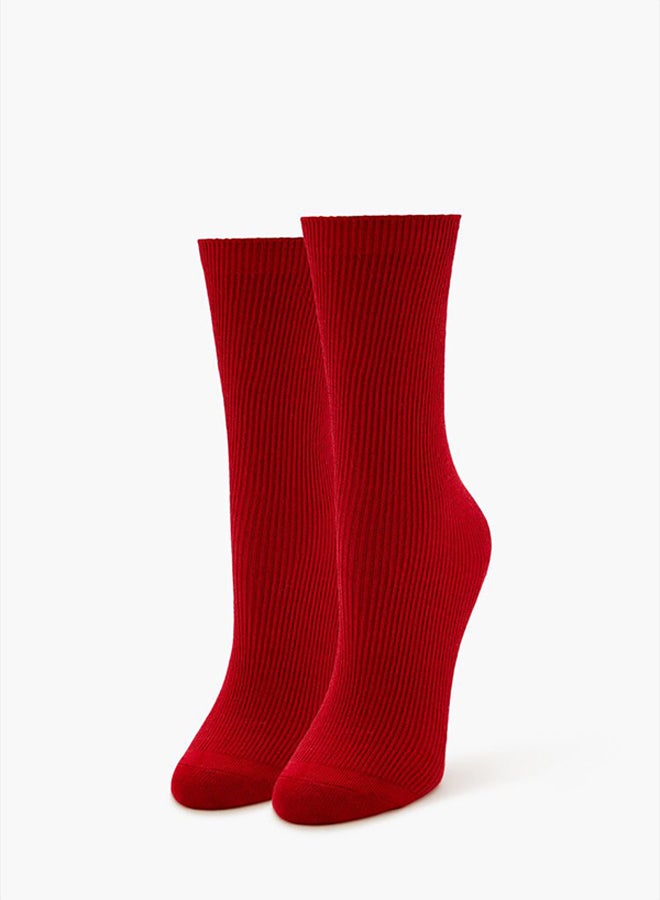 FOREVER 21 Ribbed Crew Socks - Image 2