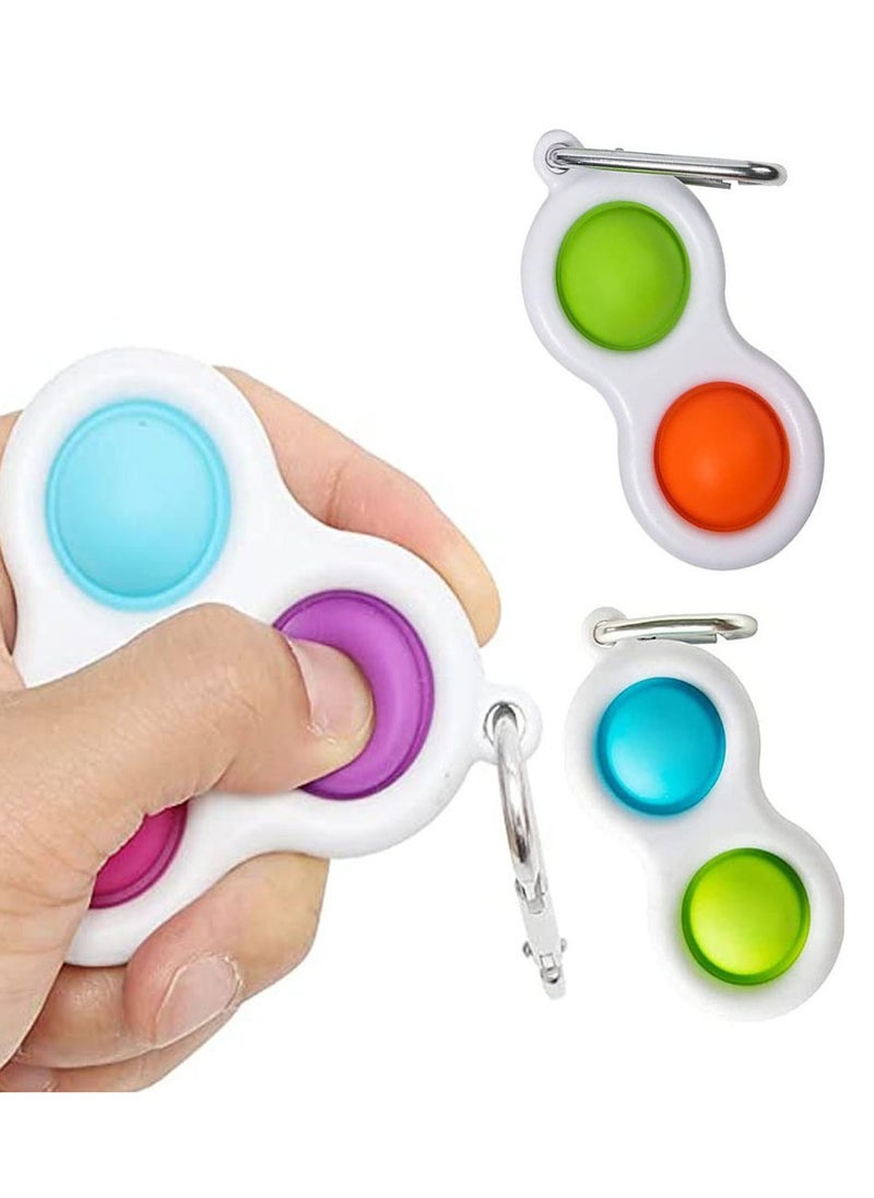 NQOOH - 5 Pieces Simple Dimple Fidget Toy Assorted Sensory Toys - Image 1