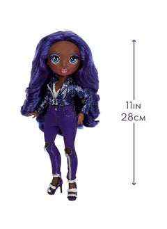 RAINBOW HIGH Fashion Doll Indigo Krystal Bailey  | Material : Plastic | Katze Animal Theme | Bold Fashions | Fashion Dolls | Age Group : 6-12 Years  - Image 4