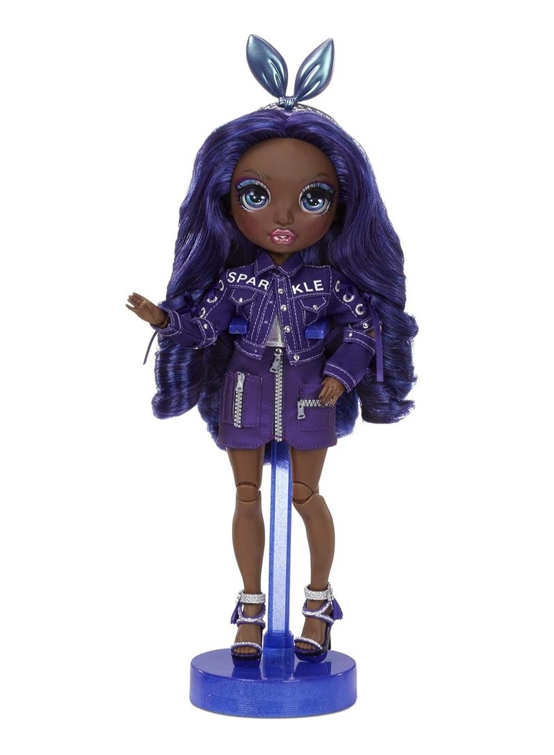 RAINBOW HIGH Fashion Doll Indigo Krystal Bailey  | Material : Plastic | Katze Animal Theme | Bold Fashions | Fashion Dolls | Age Group : 6-12 Years - Image 3