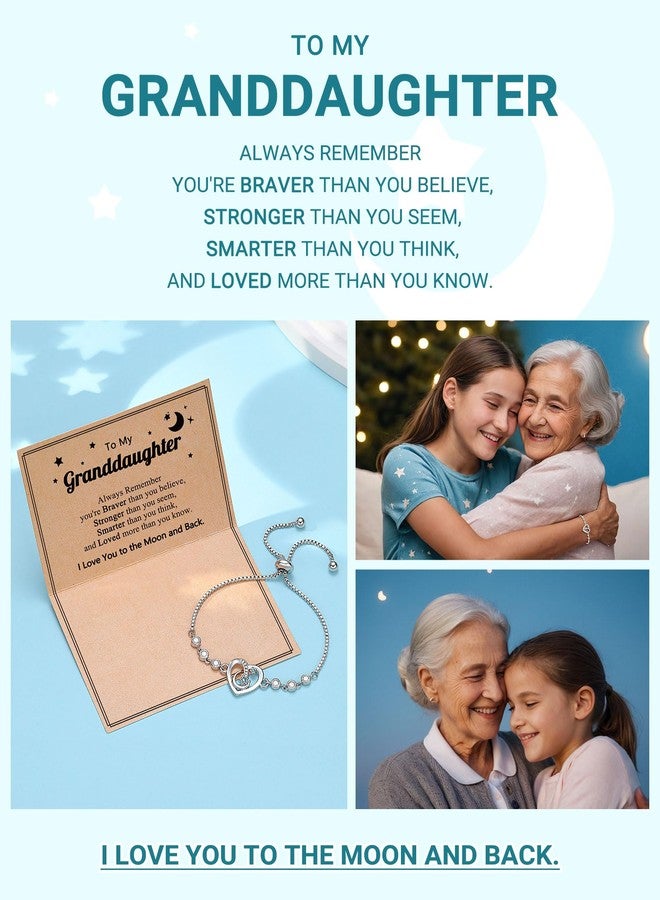 UPROMI Granddaughter Gifts from Grandma Bracelets for Teen Girl Trendy Stuff Tween Birthday Valentines Easter Gifts for Teens Kids Jewelry Teenage Girl - Image 5