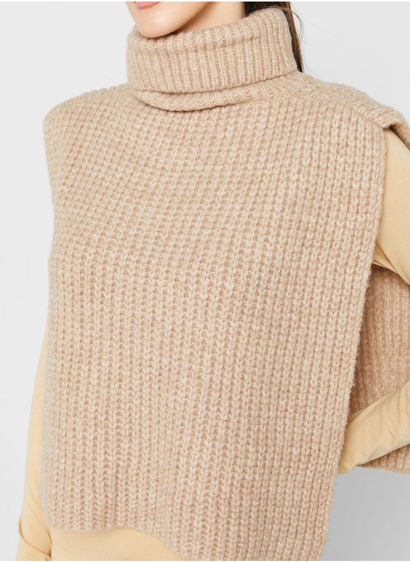 Marks & Spencer - Knitted Poncho - Image 1