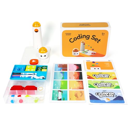 MatataStudio Coding Robot Set for Kids Ages 4 STEM Robotics for Toddles to Learn Early Programming Educational Toy for Homeschool Classroom Ages 410 - Image 1
