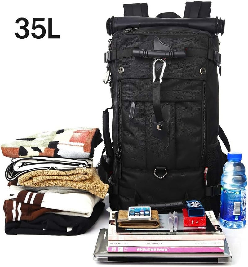 KAKA Travel Backpack, Carry On Backpack Durable Convertible Duffle Bag Fit for 15.6 Inch Laptop for Men and Women(Medium 35L) - Image 2