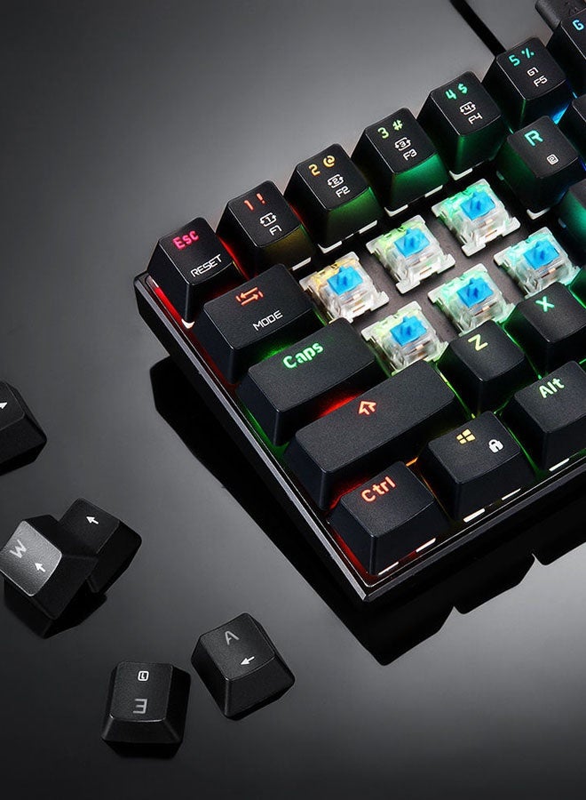 CK62 61 Keys RGB Mechanical Dual Mode Keyboard With OUTEMU Blue Switches - English Black - Image 5