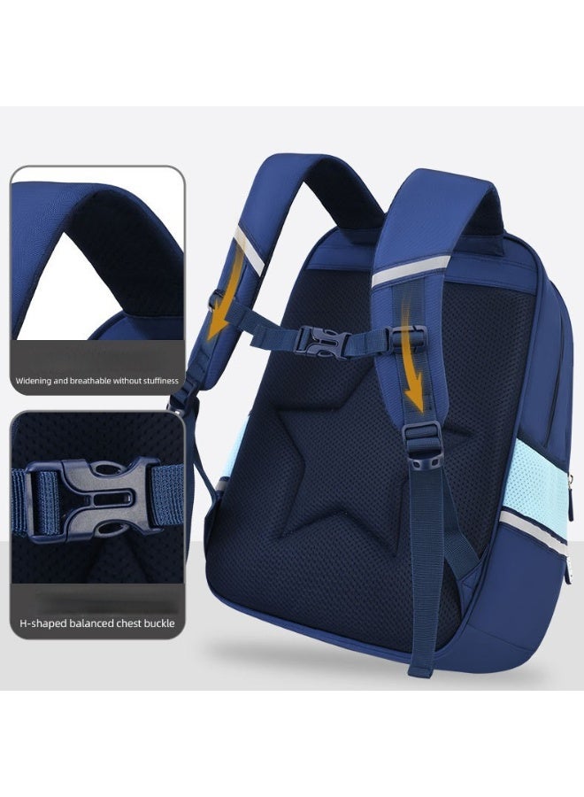 Boys School Backpack Car 8-11 Years Waterproof Large Capacity Spine-Protective Wear-Resistant Breathable School Supplies - Image 4