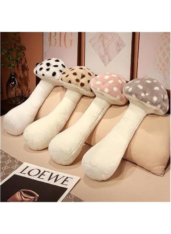 Mushroom Body Pillow, Shaped Stuffed Long Cute Plush Pillowcase Decor (Gray, 31.5in)  - Image 5