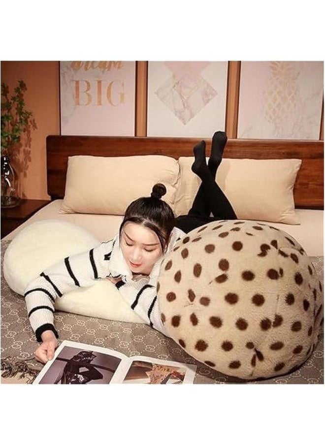 Mushroom Body Pillow, Shaped Stuffed Long Cute Plush Pillowcase Decor (Gray, 31.5in)  - Image 2
