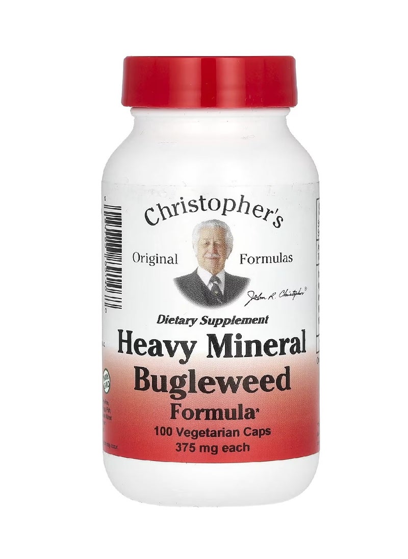 Christopher's Original Formulas Heavy Mineral 375 mg 100 Vegetarian Caps  - Image 1