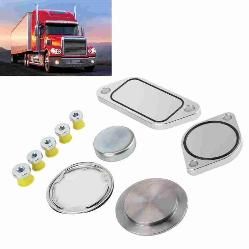 Egr Plug Kit: 5pcs Aluminium Alloy Gaskets 5pcs Rubber Plugs - Durable Cnc Laser Cut High Reliability Components For Isx 15 Cm2250 Cm2350 Engines In Peterbilt Mack Freightliner Trucks - Image 3