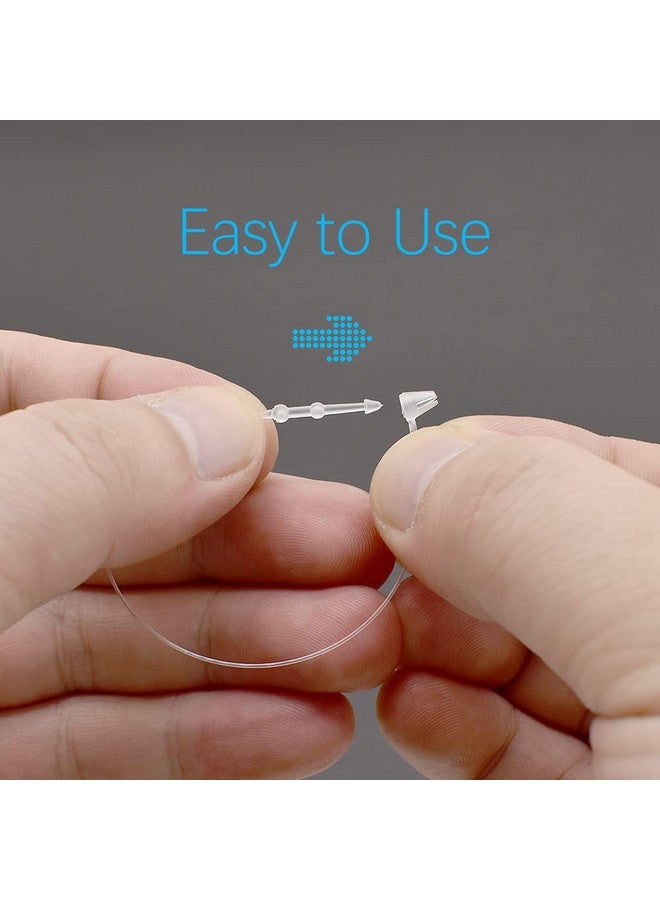 Renashed 2000Pcs Plastic Fastener Hang Tag Snap Lock Pin Security Loop Clothing Price Tags Pins Easy to Tie for Retail Store (7inch) - Image 5