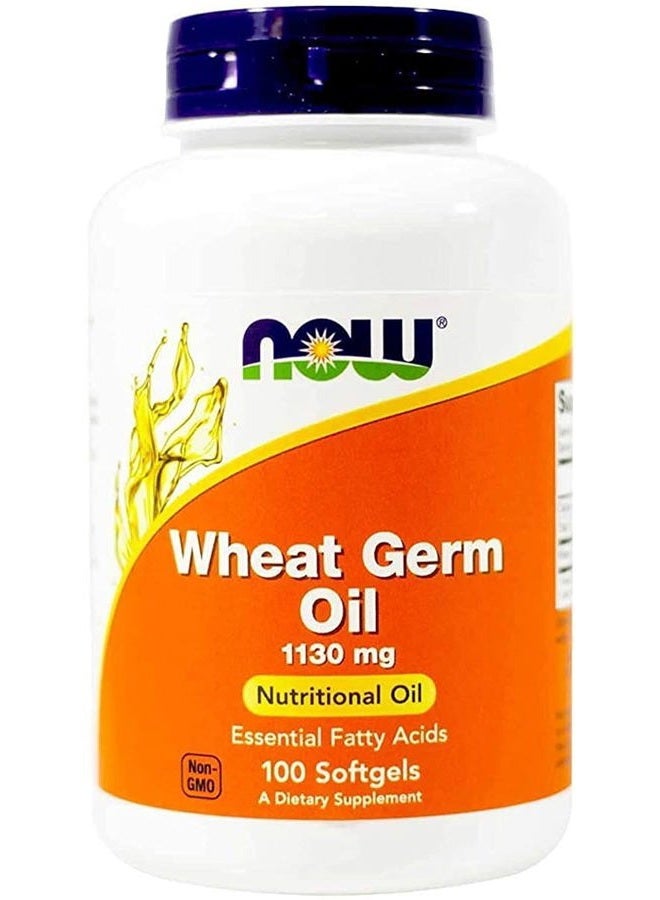 now Foods Wheat Germ Oil - 1130mg 100 Softgels - Image 1