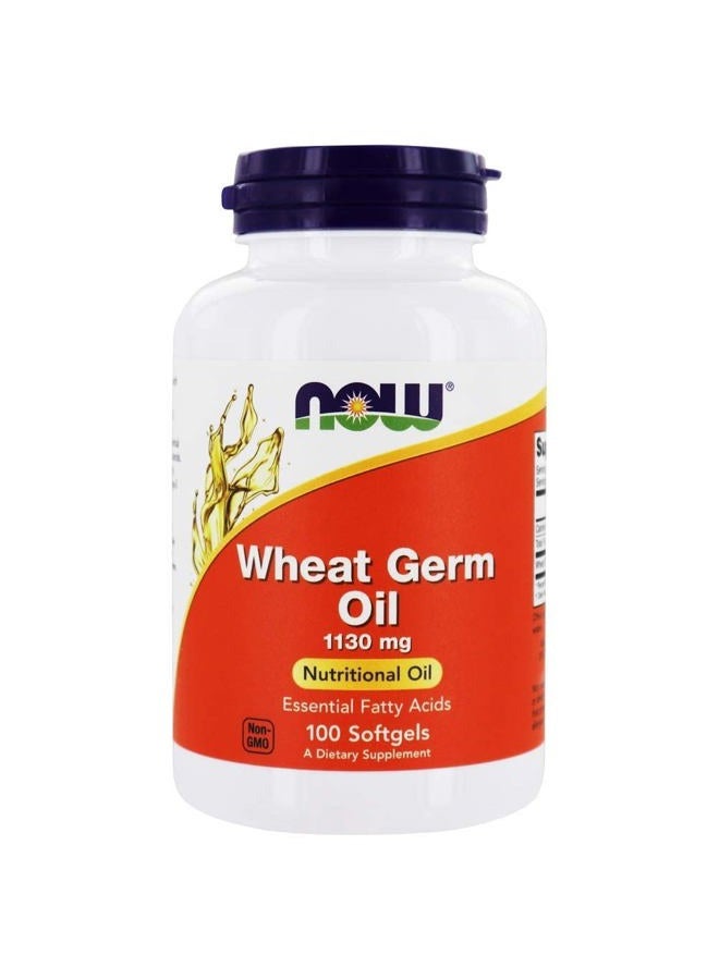 now Foods Wheat Germ Oil - 1130mg 100 Softgels - Image 2