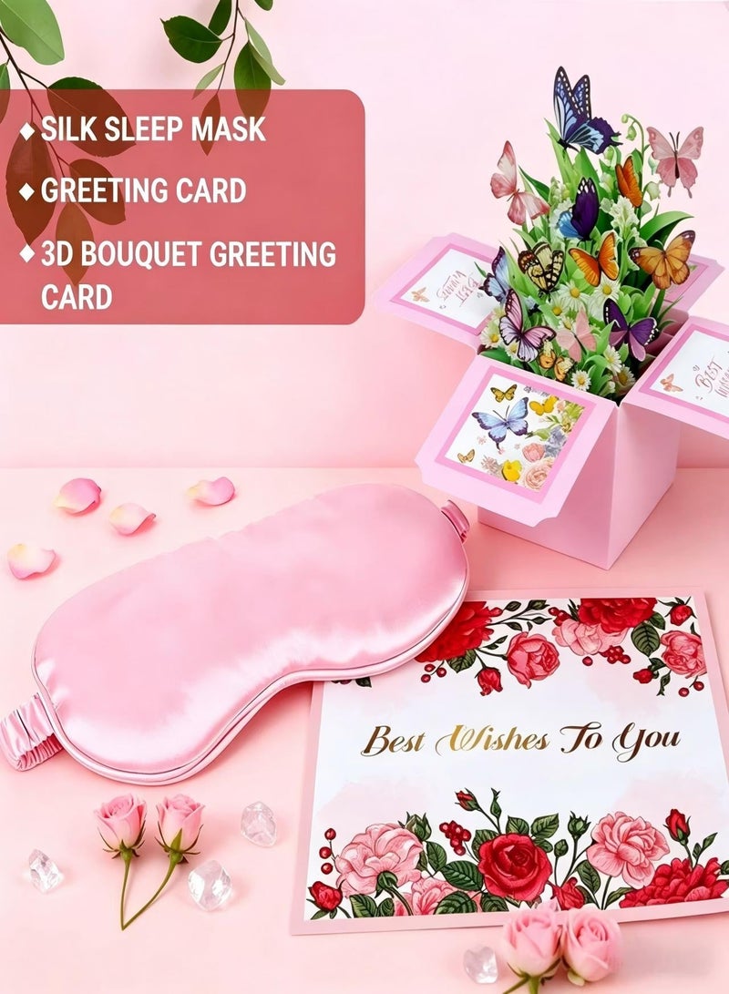 Nestvel Pink Spa Gift Set，Relaxing Self Care Gift Box with Eye Mask，Candle，Bath Bomb，Wine Tumbler，The Best Present Choice for a Lady's Birthday Gift, Valentine's Day Gift, Ramadan Gift, and Wedding Anniversary. - Image 5