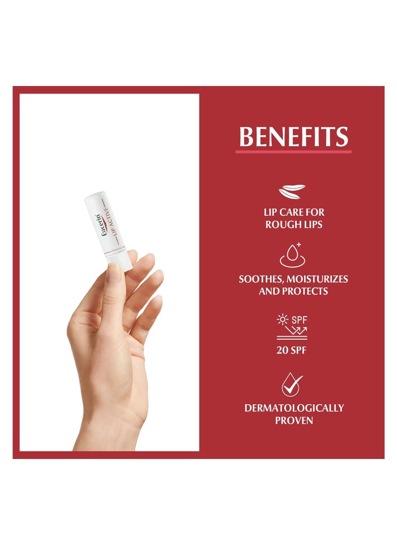 Eucerin - Lip Active Balm SPF20 - 4.8 grams - Image 1