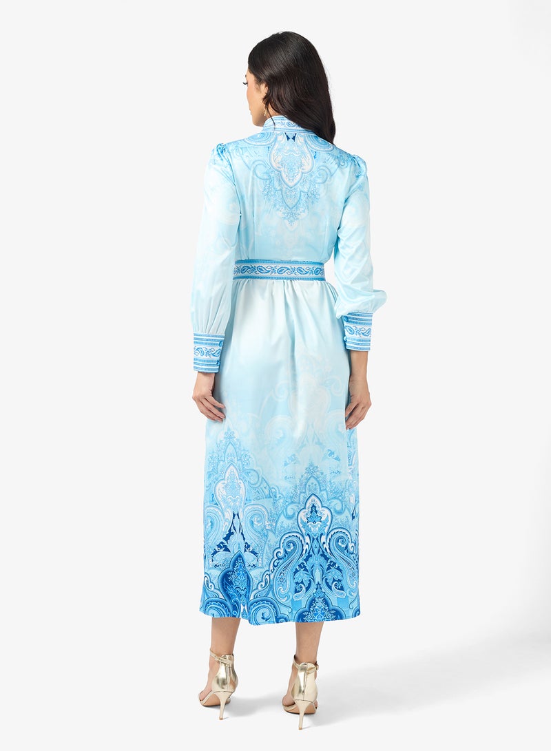 Khizana Abstract Print Dress - Image 2