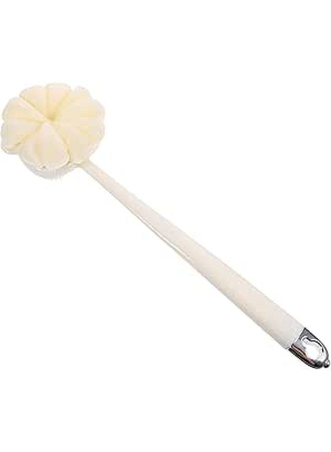 Long Handle Double Sided Bath Brush for Exfoliation and Back Cleansing with Soft Bristles - Image 1