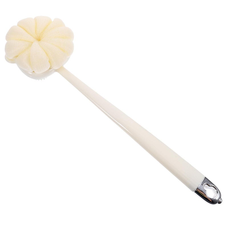 Long Handle Double Sided Bath Brush for Exfoliation and Back Cleansing with Soft Bristles - Image 2
