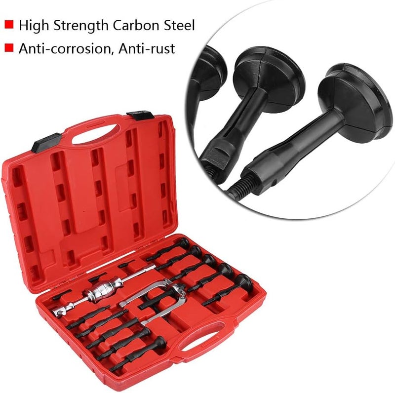 cheekyglo 16pcs Inner Bearing Puller, Car Disassemble Bearing Blind Hole Remover Extractor Set Slide Hammer Tool Kit - Image 3