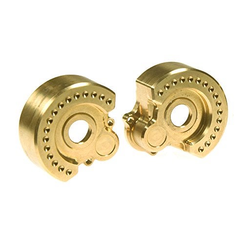 RCLions Brass Outer Portal Drive Housing 2pcs Heavy Weight 95g for 110 RC Crawler Car TRX4 TRX6 Upgrade Parts - Image 5