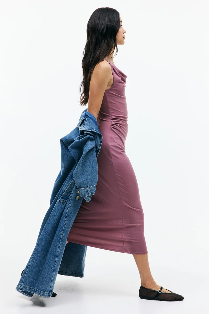 H&M Draped midi dress
