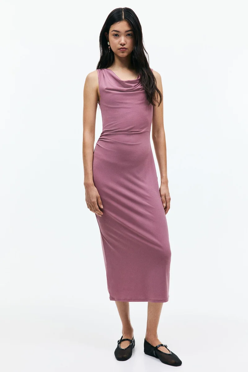 H&M Draped midi dress