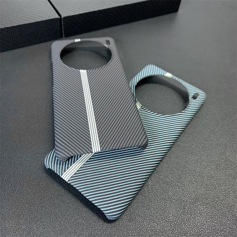 Suitable for vivoX100pro Phone Case Track Carbon Fiber lQ00 Neo9 Trend iqoo12 Simple Protective Case - Image 4