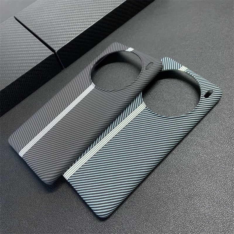 Suitable for vivoX100pro Phone Case Track Carbon Fiber lQ00 Neo9 Trend iqoo12 Simple Protective Case - Image 5