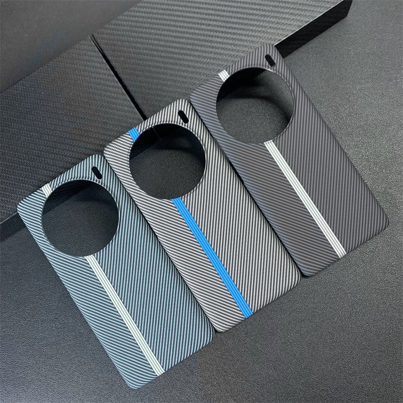 Suitable for vivoX100pro Phone Case Track Carbon Fiber lQ00 Neo9 Trend iqoo12 Simple Protective Case - Image 2