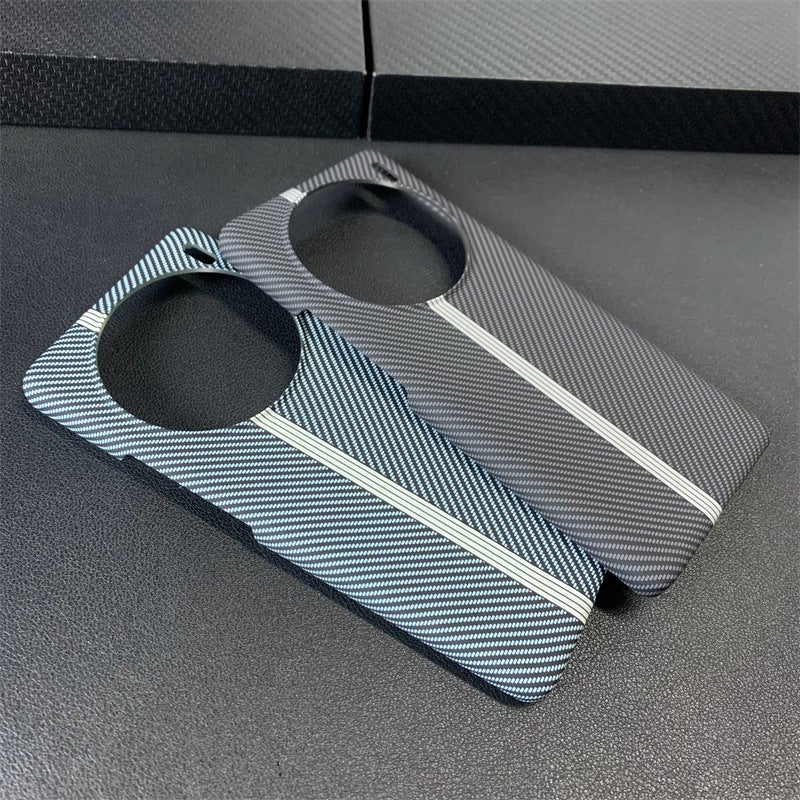 Suitable for vivoX100pro Phone Case Track Carbon Fiber lQ00 Neo9 Trend iqoo12 Simple Protective Case - Image 3