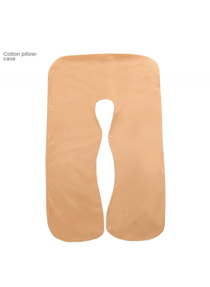 U-Shaped Full Body Pregnancy Cotton Pillow Cover 70x130cm - Image 1