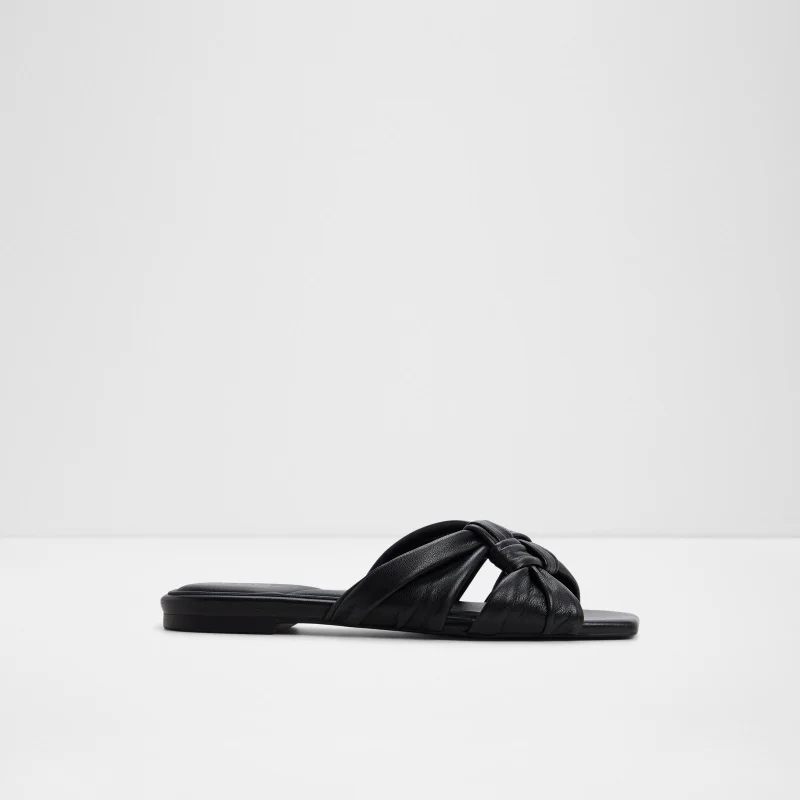 HENRIELLE-IN Open Toe Flat Sandals