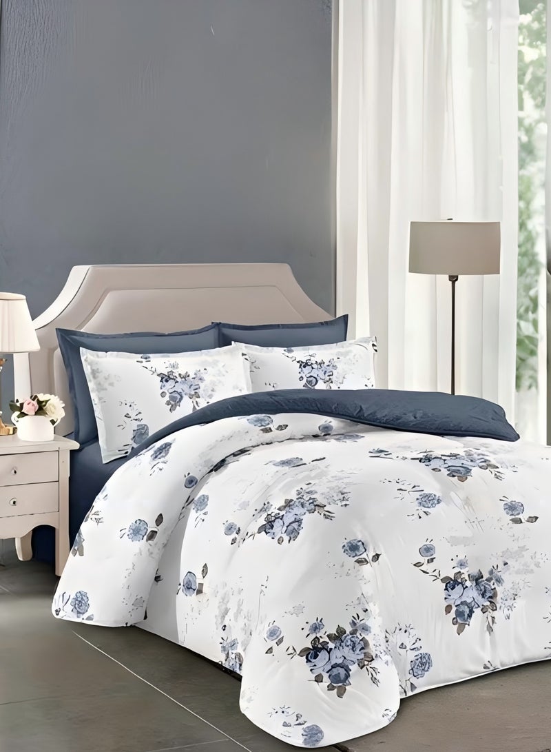 Duoduo home NEW King Size duvet cover set ,6pcs set king size with quilt cover 220×240cm and 1 fit sheet and 4pcs pillow cases - Image 1