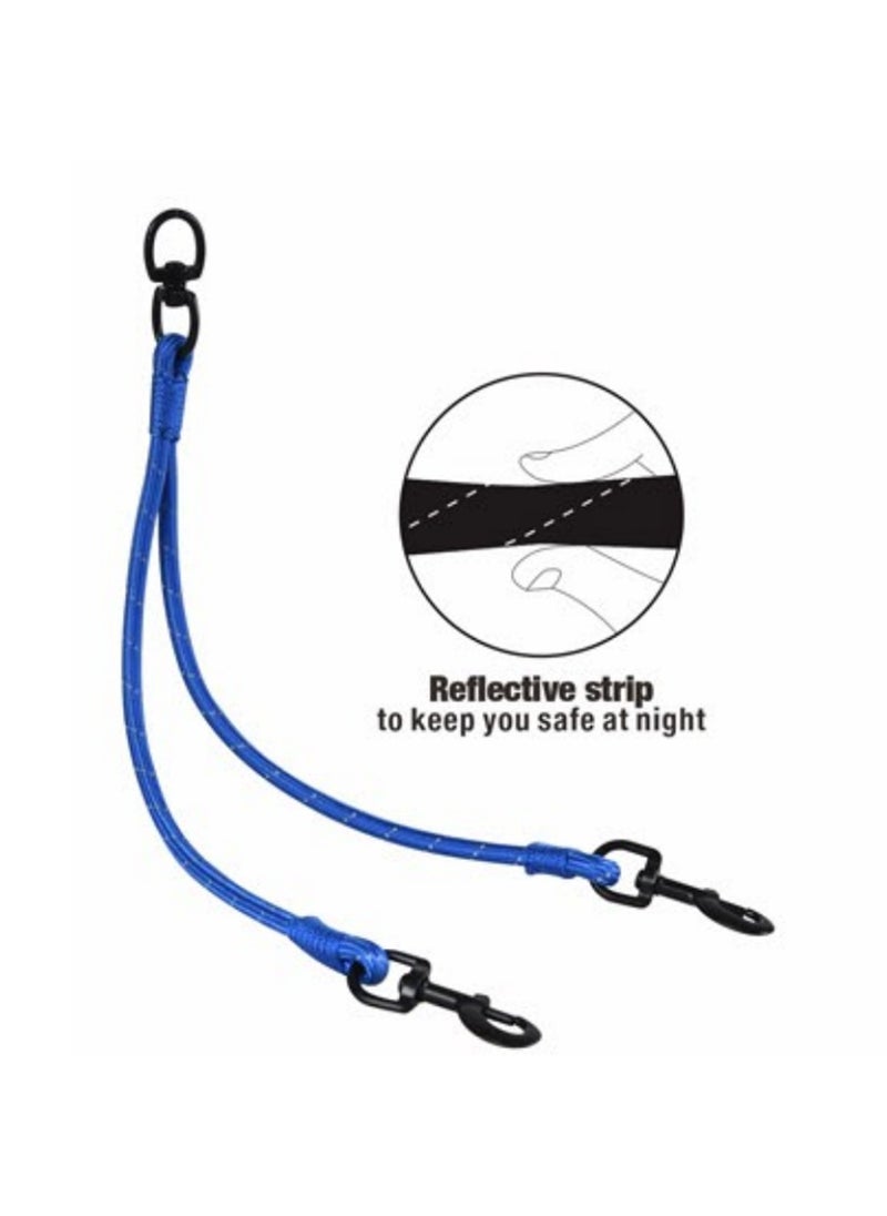 Naomi Naomi Double Reflective Leash For Two Dogs  - Image 2