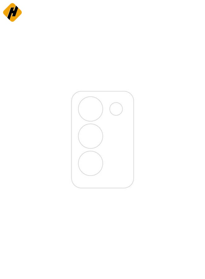 HuHa Screen Protector For vivo Y100 IDN / Y200e 5G / V30 Lite 5G ENKAY Hat-Prince 9H Rear Camera Lens Tempered Glass Film(Transparent) - Image 2