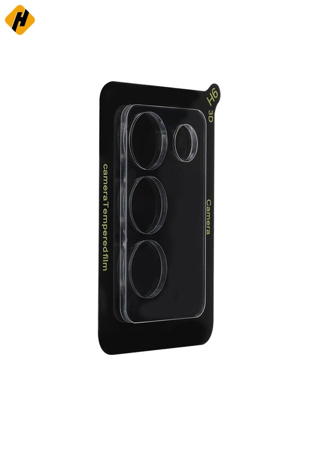 HuHa Screen Protector For vivo Y100 IDN / Y200e 5G / V30 Lite 5G ENKAY Hat-Prince 9H Rear Camera Lens Tempered Glass Film(Transparent) - Image 4