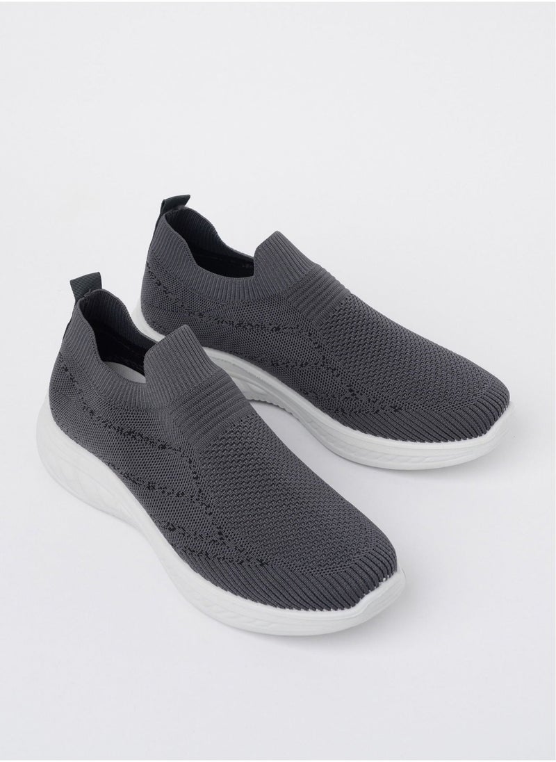 Cobblerz Cobblerz Men's Slip-on Low Top Sneakers GREY  - Image 3