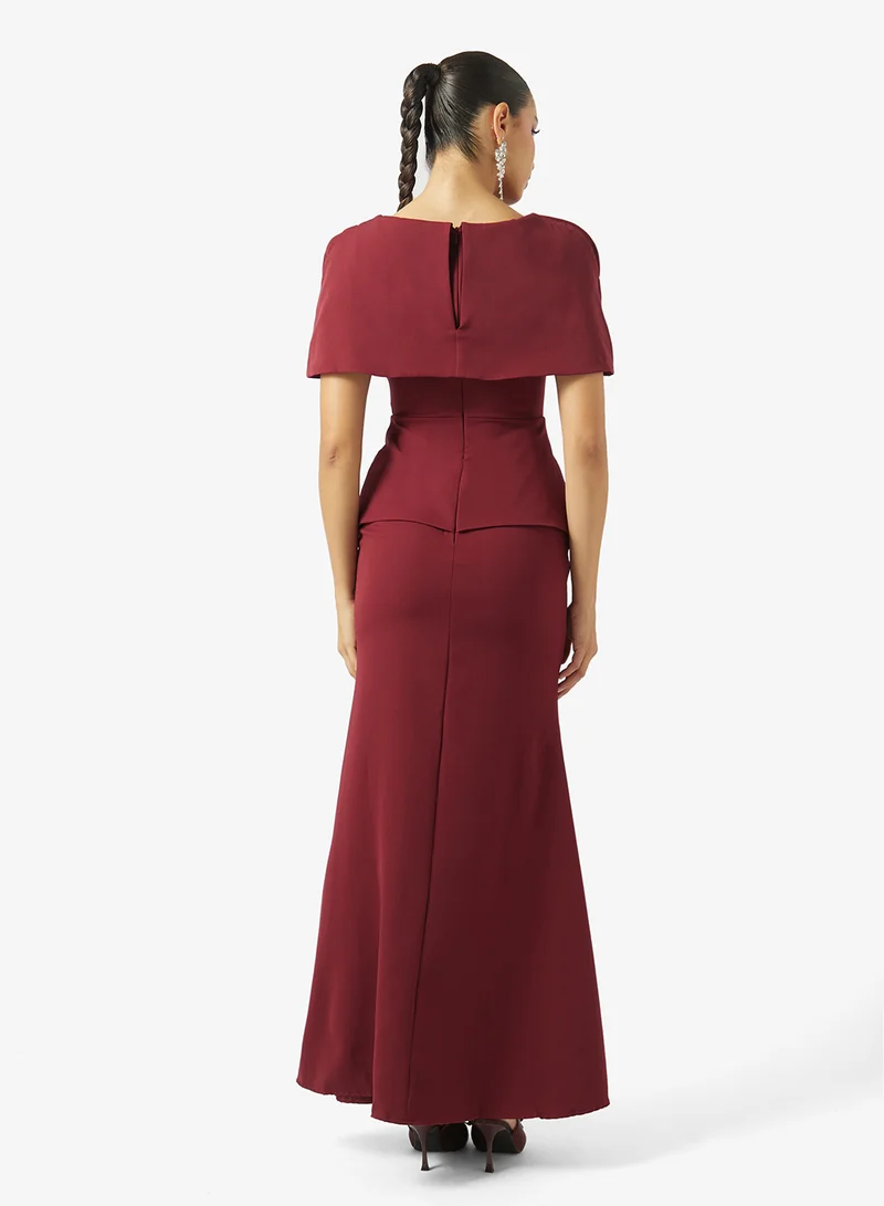 Khizana Mock Peplum Dress