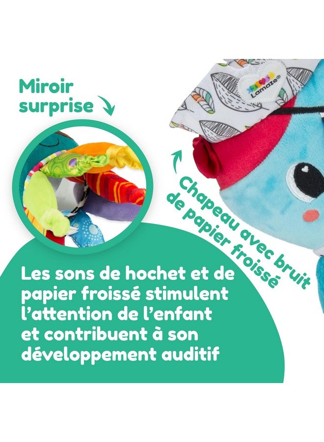 Lamaze Captain Calamari Clip On Car Seat And Stroller Toy - Soft Baby Hanging Toys - Baby Crinkle Toys With High Contrast Colors - Baby Travel Toys Ages 0 Months And Up - Image 5