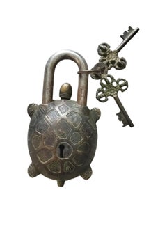 Robin Export Functional Antique Finishing Beautiful Tortoise Padlocks with Two Keys