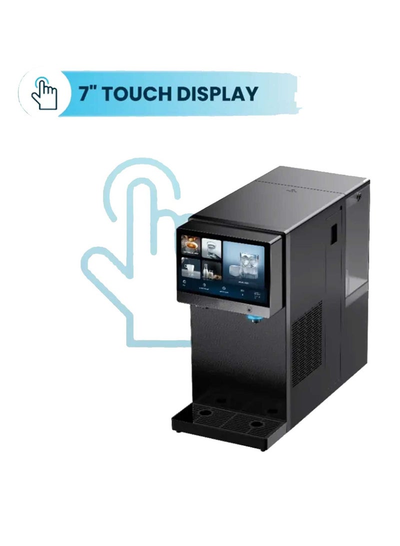 4-Stage Reverse Osmosis Water Purifier Dispenser with Dual Feed Purifier, 5L Water Tank Capacity, 7" Touch Display, 3 Second Rapid Heating - Black  - Image 3
